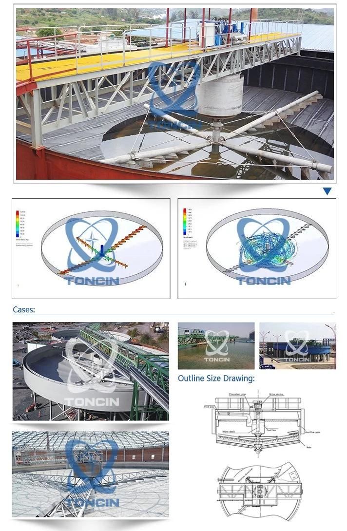 High Quality Mining Equipment, Mineral Concentrator, High-Rate Thickener