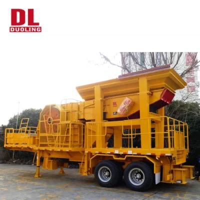 Professional Mobile Crusher Plant, Portable Crushing / Screening Plant