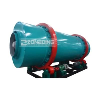 10t/H Space Saving Rotary Drum Dryer with Three Cylinder Dryer