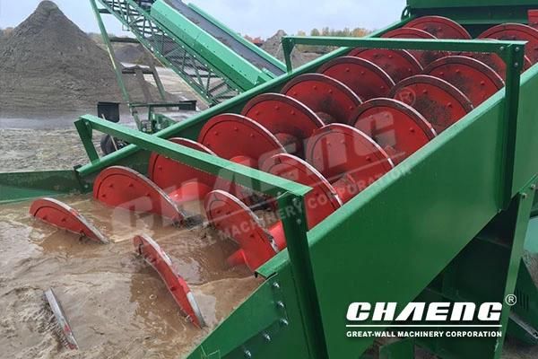 High Cleaning Efficiency Screw Sand Washer Machine for Sale