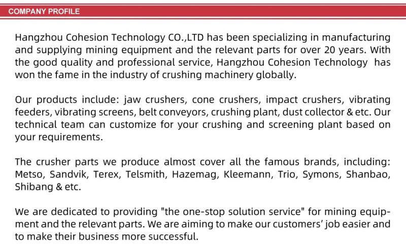 China Cheap Truemax PV Pex Jaw Crusher for Grinding Mill