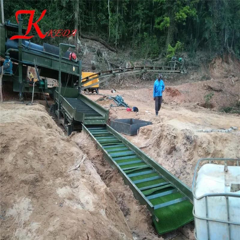 High Recovery Ratio Gold Process Plant Mobile Trommel