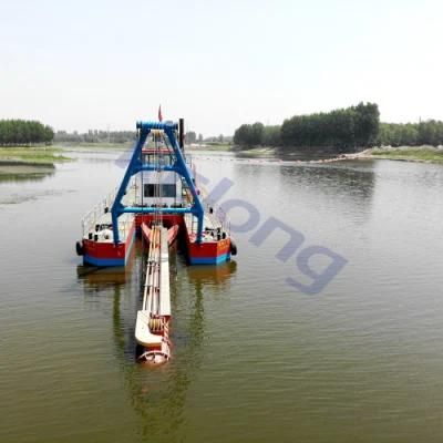 Diesel Engine Hydraulic 24 Inch Cutter Suction Dredger Control Water Flow 5500m3 with ...