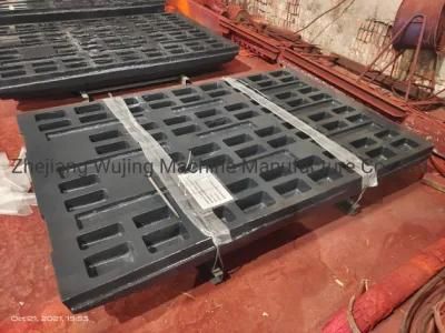 Mn18 Mn13 High Quality Jaw Crusher Parts Jaw Plate Liners