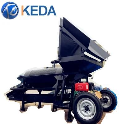 Small Portable Rotary Trommel Screen, Gold Washing Trommel Screen