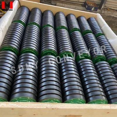 Conveyor Impact Idler Impact Roller with Natural Rubber Disc