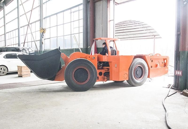 China 2 cbm electric underground side seat mucking loader for mining