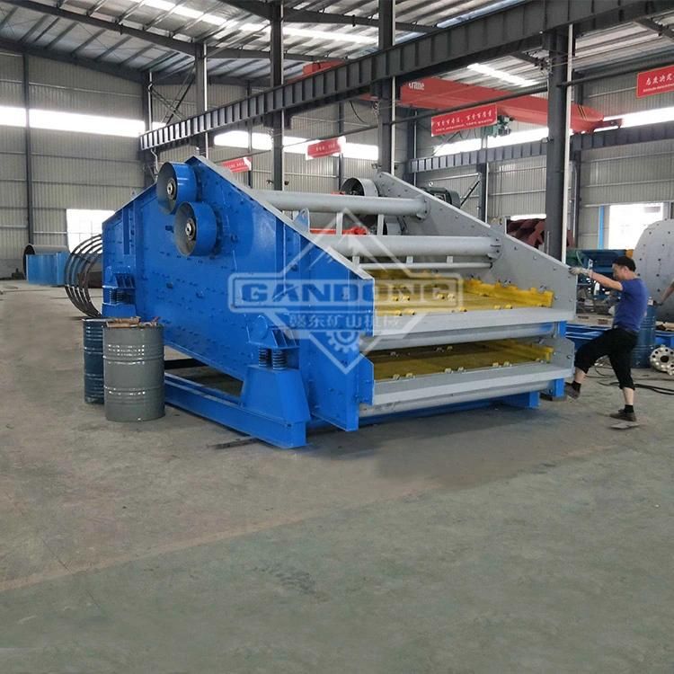 High Strengh Helix and Without Welding Linear Vibrating Screen