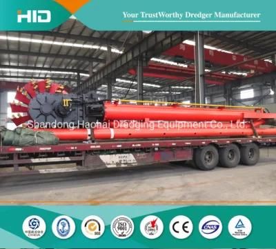 ISO Approved Dredge Manufacture Hydraulic Suction Dredger with Bucket Wheel Suction Head ...