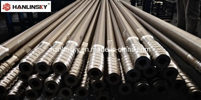 Tophammer Threaded Drill Rods with R32, R38, T38, T45, T51 Thread