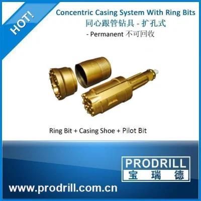 194mm 168mm Symmetric Concentric Overburden Casing Drilling Tools