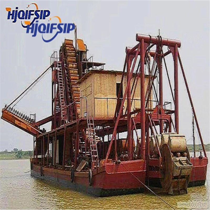Low Price Chain Bucket Gold Boat for River Sand and Diamound