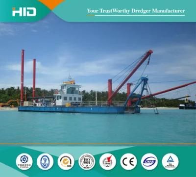 HID-CSD-5522 High Efficient 3500m3/H Cutter Suction Diamond Mining Dredge Machine ...