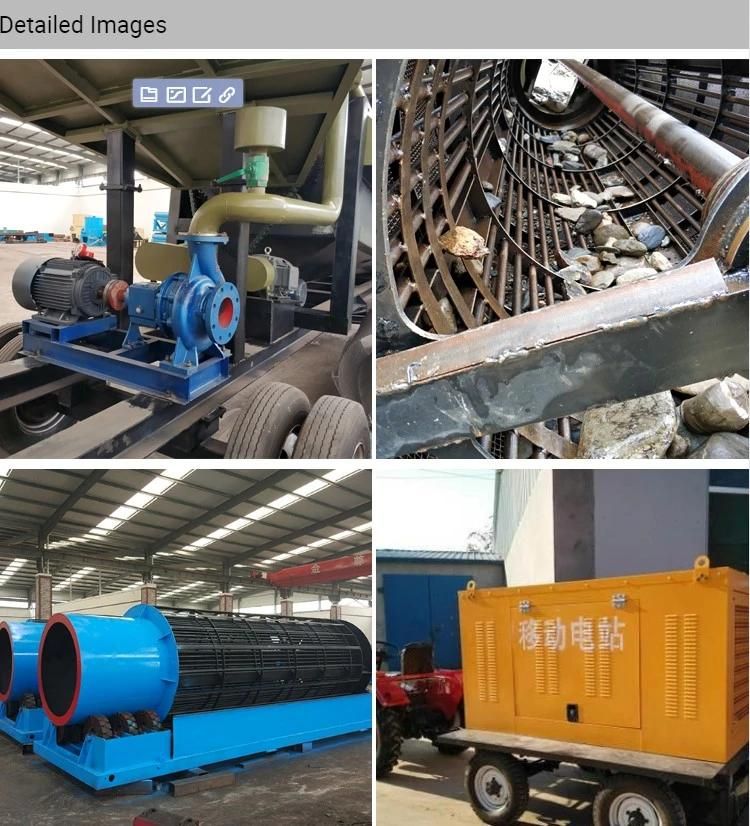 Alluvial Movable Gold Mining Trommel Screen