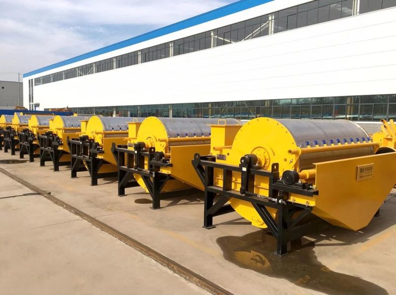 Mining Magnetic Machine Separation Wet Type Thickening and Dewatering Roller Magnetic Concentrated Separator for Iron Ore