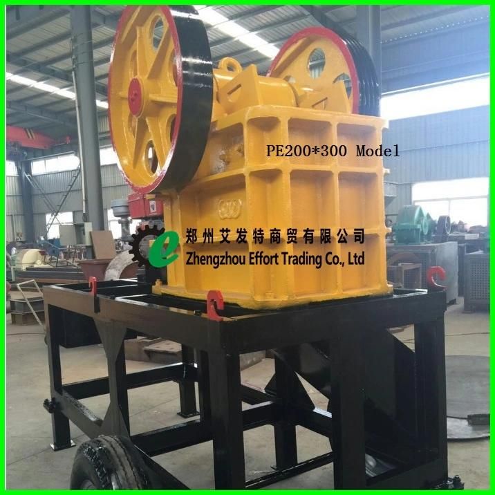 Good Quality Small Diesel Engine Jaw Crusher, Portable Jaw Crusher