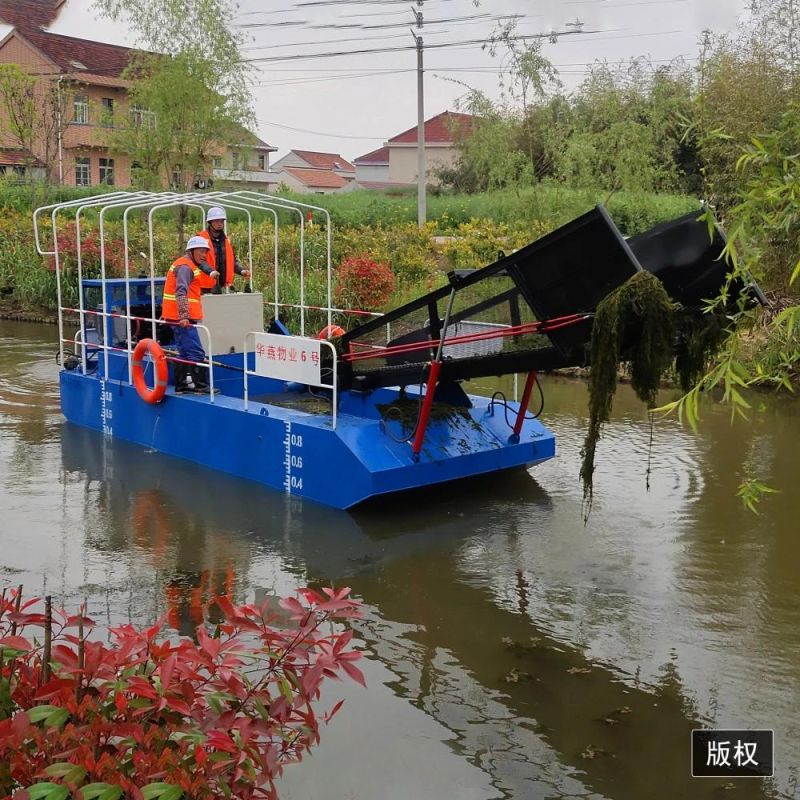 Hydraulic Diesel Engine Powered Full Automatic Aquatic Weed Harvester