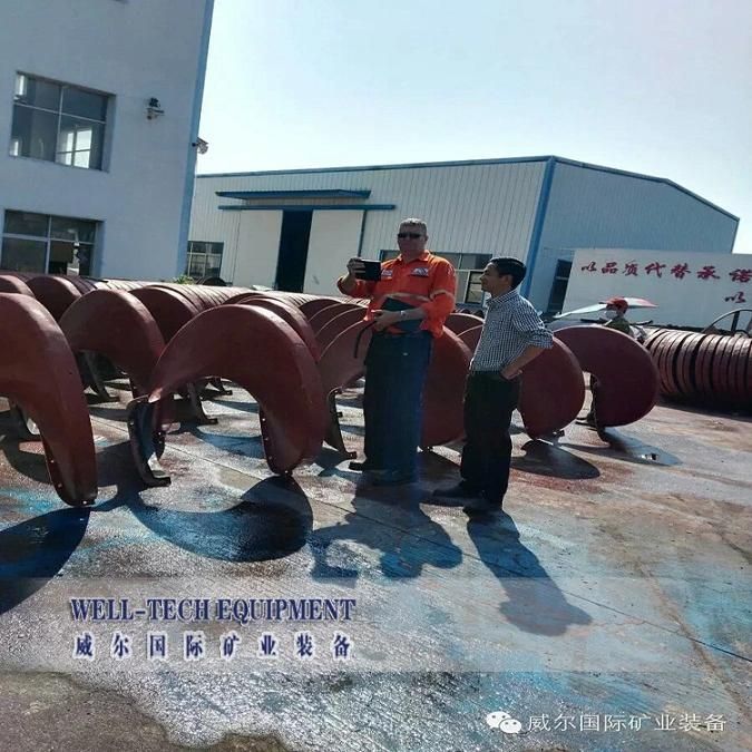 Spiral Chute Concentrator for Mineral Gold Chrome, Tin, Iron Gravity Concentration Separation