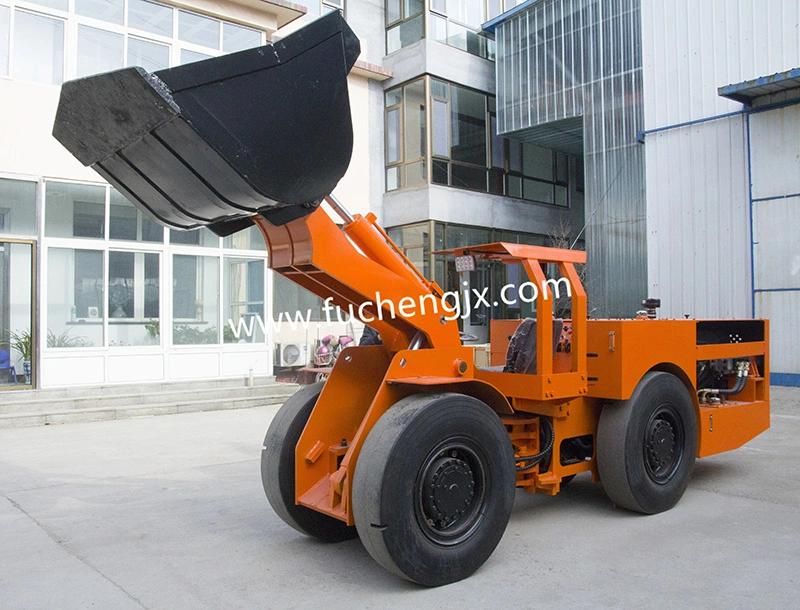 China New Diesel underground mining front discharge loader