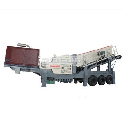 Mobile Coal Rock Impact Stone Crushing and Sand Screening Plant Primary Concrete Waste ...