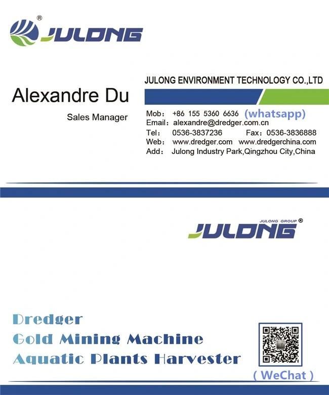 Julong 8 Inch Hydraulic Cutter Suction Dredger with Low Price
