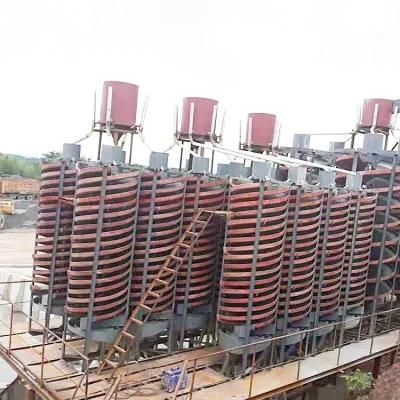 Mining Gravity Separator Processing Line Spiral Chute Mineral Spiral Concentrator