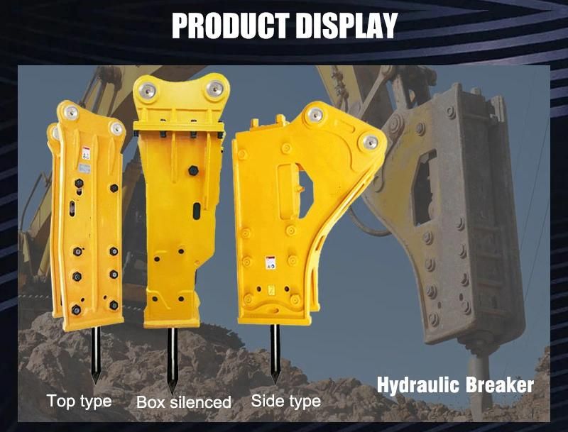 Various Models Types Hydraulic Breaker Hydraulic Hammer Breaking Stones