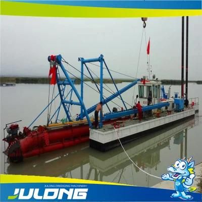 Hydraulic Sand Mining Cutter Suction Dredger in River Lake Sea Pond Dredging
