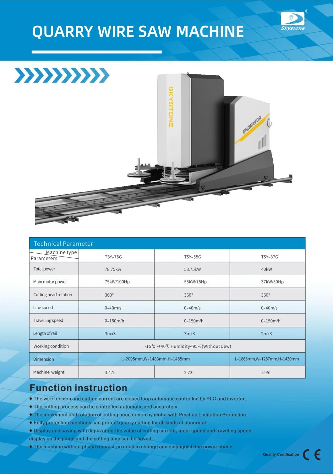 Wire Saw Quarry Stone Cutting Machine for Sale