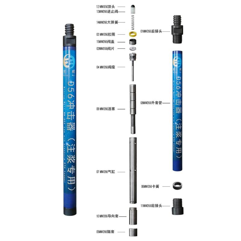 D Miningwell High Quality Cird56 5 Inch Low Pressure Drill for Rock DTH Hammer Hard Rock Drilling