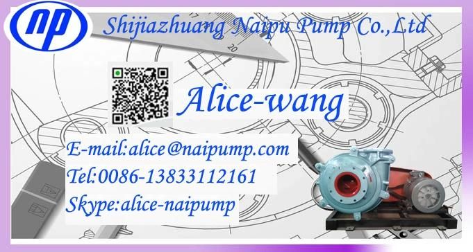 Naipu 150zjpump 441m3 Copper Abrasive Pulp Special Pump