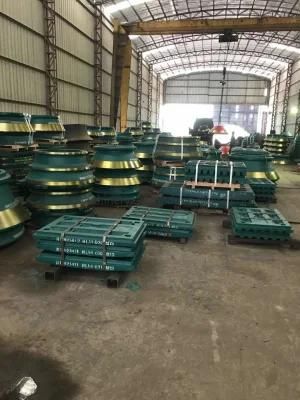 High Manganese Steel Cone Crusher Wear Parts Mantle Concave Bowl Liner