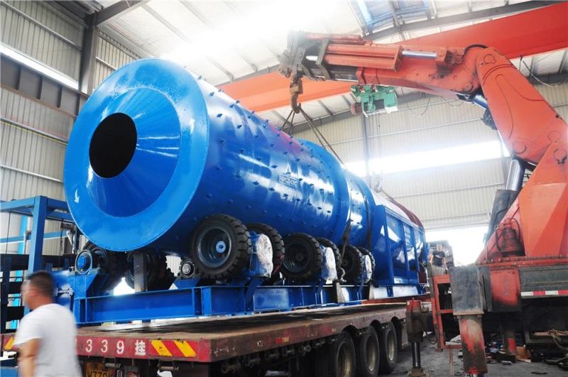 Large Gold Washing Plant Rotary Scrubber for High Clay Ores