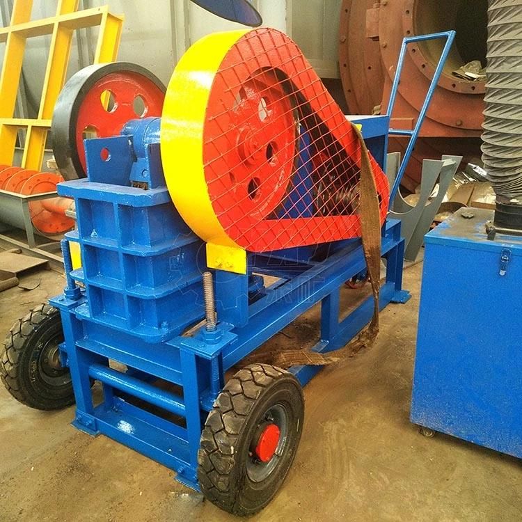 Stone Rock Mobile Small Diesel Engine Jaw Crusher Machine