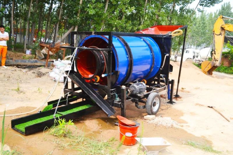 Julong Placer Gold Mining Trommel/Machine for Sale