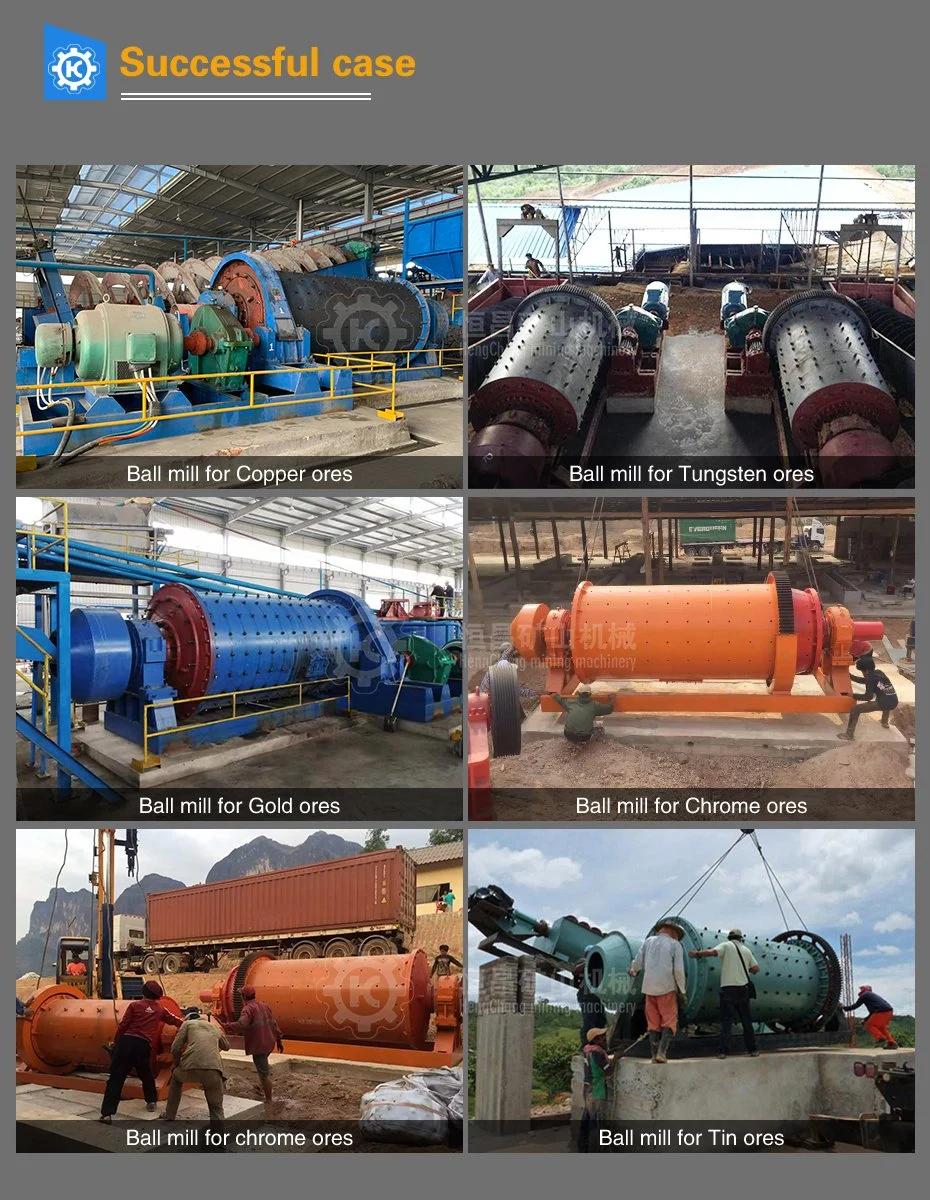 Small Scale Mining Fluorite Ore Ball Mill Industrial Overflowing Type Gold Ball Grinding Mill