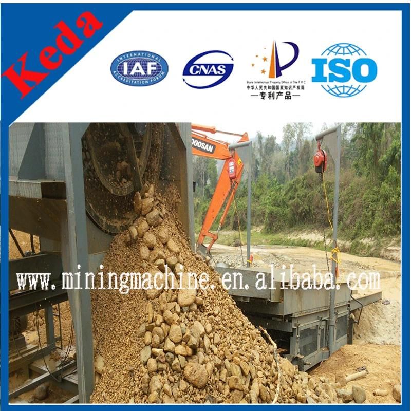 100t/H Alluvial Rotary Gold Mining Separator