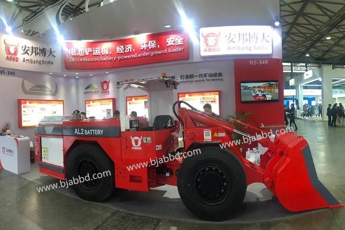 1cbm 2ton 3ton Battery Underground Loader / LHD/ Scooptram / Mining Equipment 105kwh