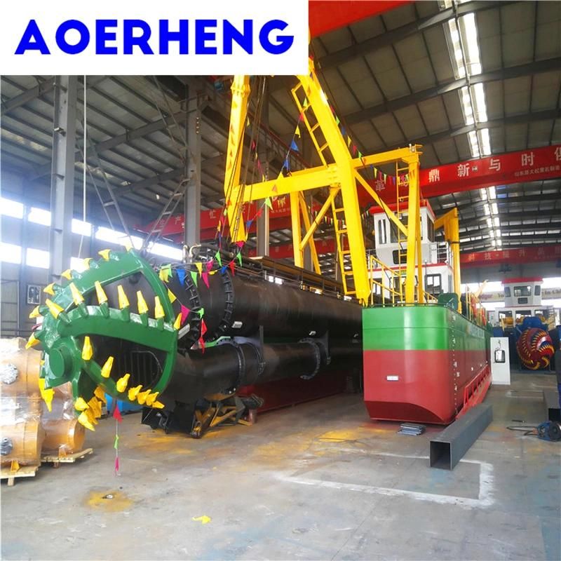 Water Flow 3500m3 Diesel Engine Power Cutter Suction Dredger for Sale