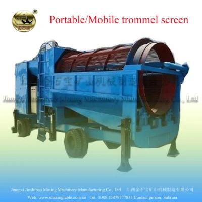 Mobile Trommel Screen Clay Washing Machine (GT)