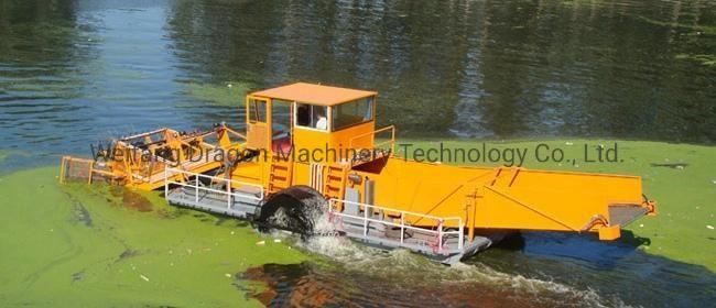 River Lake Clean Trash Skimmer Boat Aquatic Weed Harvester