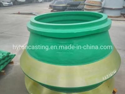 Philippines Cone Crusher HP 300 Parts Mantle Bowl Liner with High Performance