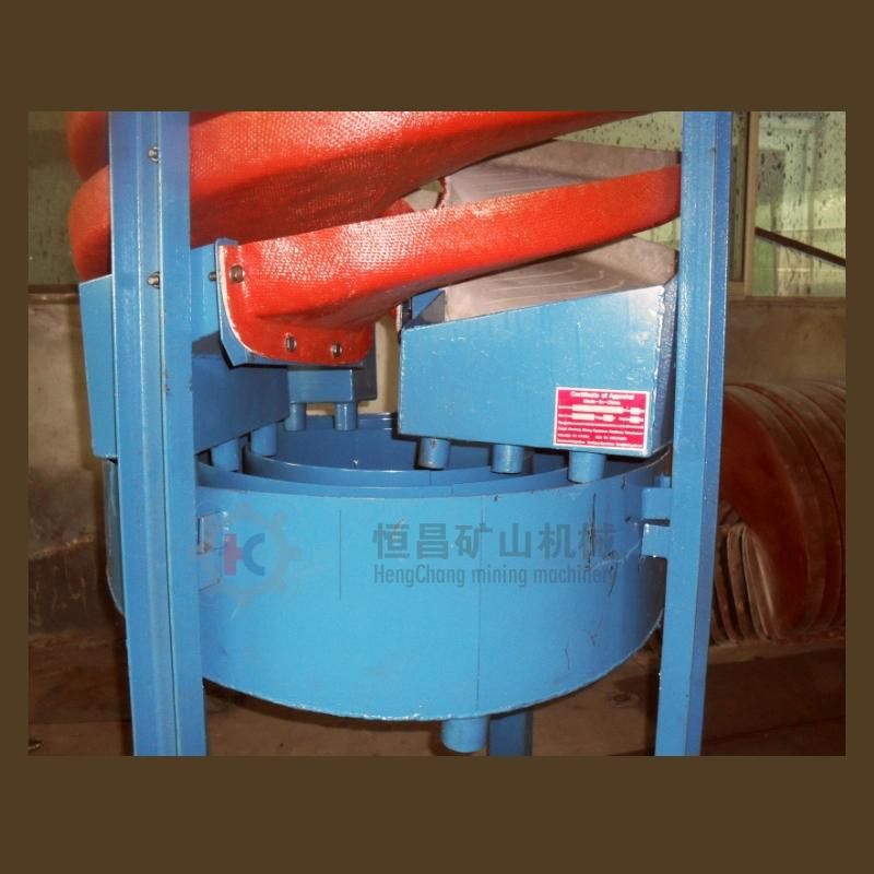 Gold Mining Equipment Mineral Processing Concentrator Gravity Mineral Chrome, Silica Sand Wash Plant Spiral Chute Separator