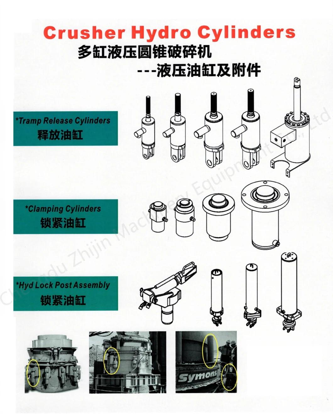 Hydraulic Cylinder Hydraulic RAM for Stone Crusher Mining Crusher Jaw Crusher Cone Crusher Impact Crusher Nordberg HP/MP/Symons Series