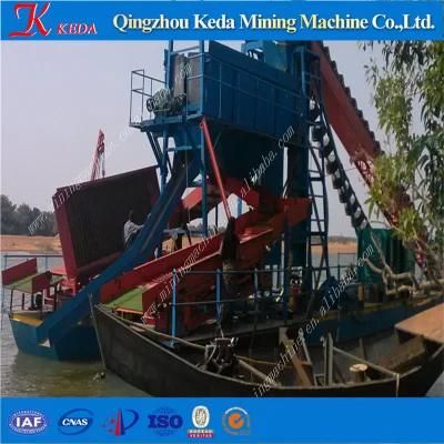 China Chain Bucket Gold Dredger Gold Mining Equipment