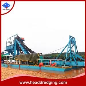 Gold Processing Equipment Chain Bucket Dredger High Capacity Sand Gold Chain Bucket ...