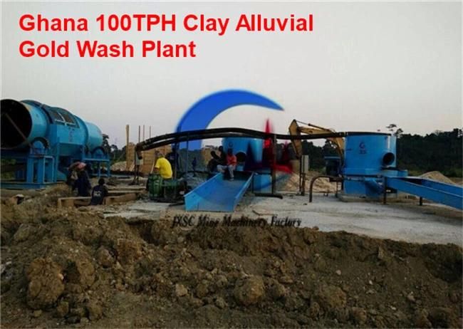 40tph Mobile Alluvila Gold Washing Plant