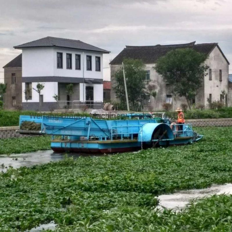 Full Automatic One Person Operation Aquatic Weed Harvester