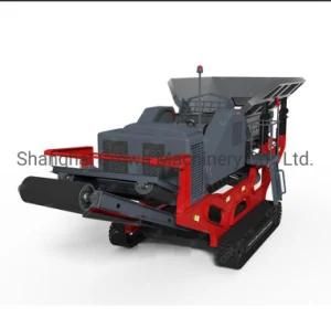 Granite Marble Cobble Crawler Mobile Stone Jaw Crusher/Impact Crusher