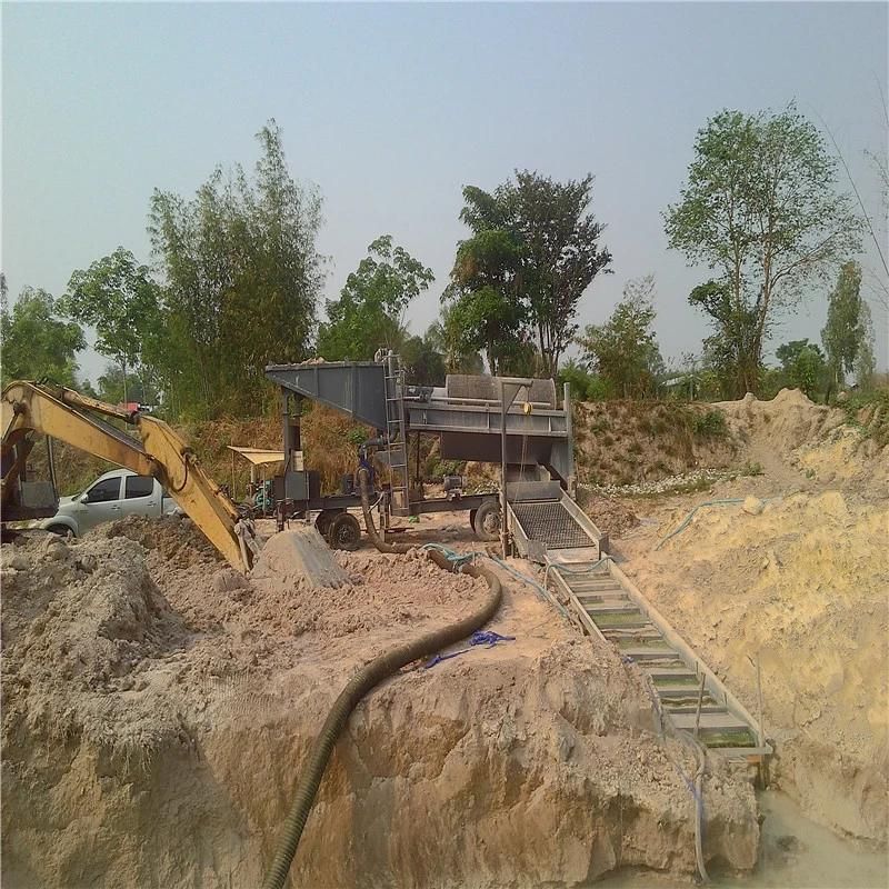 Gold Mining Trommel Machine Gold Gravity Separating Washing Trommel Plant